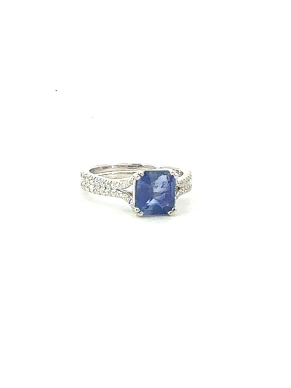 Natural Sapphire Diamond Ring Size 7 14k Gold 2.59 TCW Certified $4,950 604454